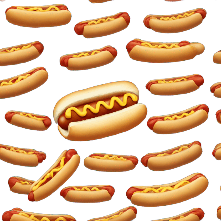 Chicago style hotdog swirling emoji