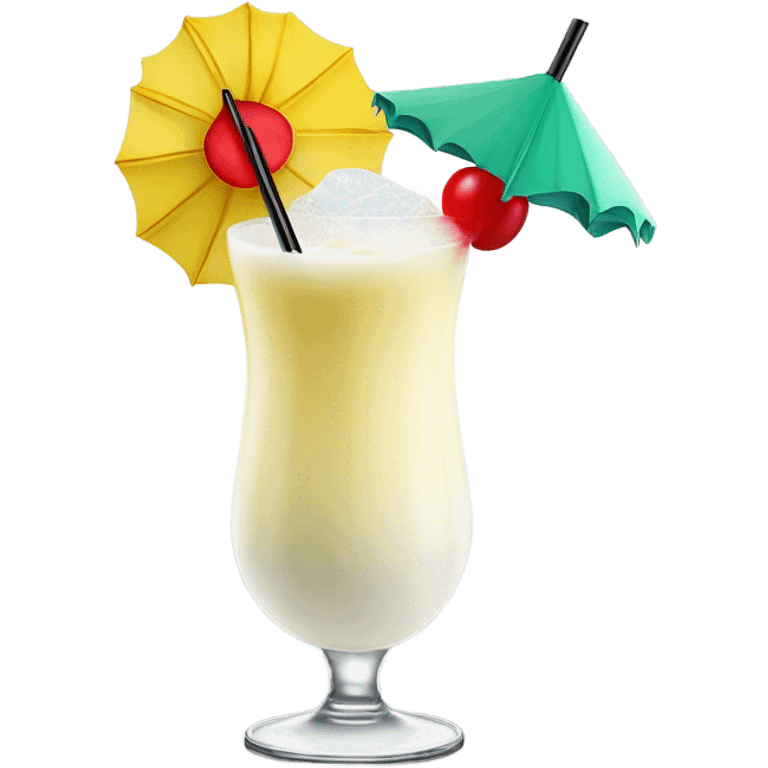 a frivolous pina colada emoji