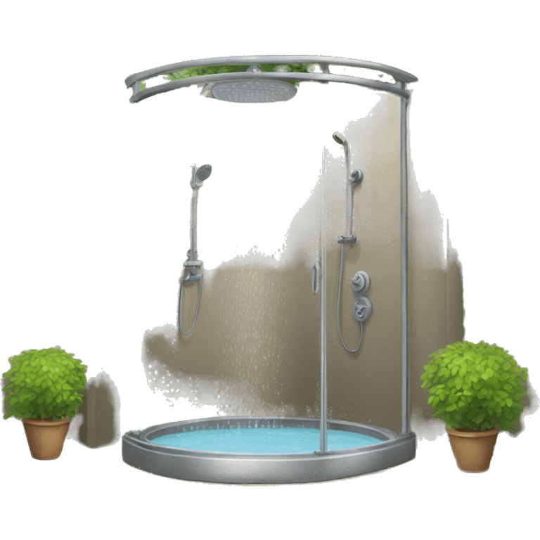 outdoor shower emoji