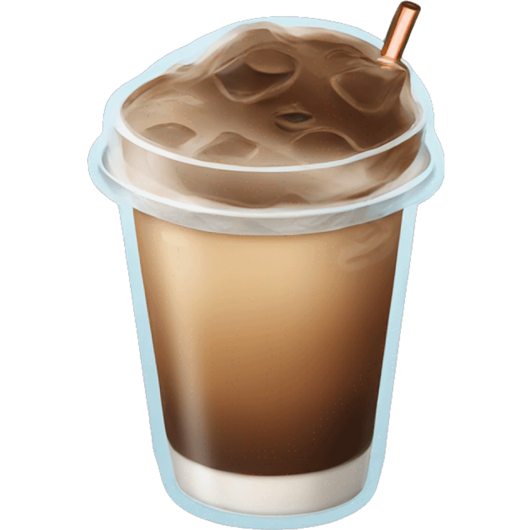 Iced coffee emoji