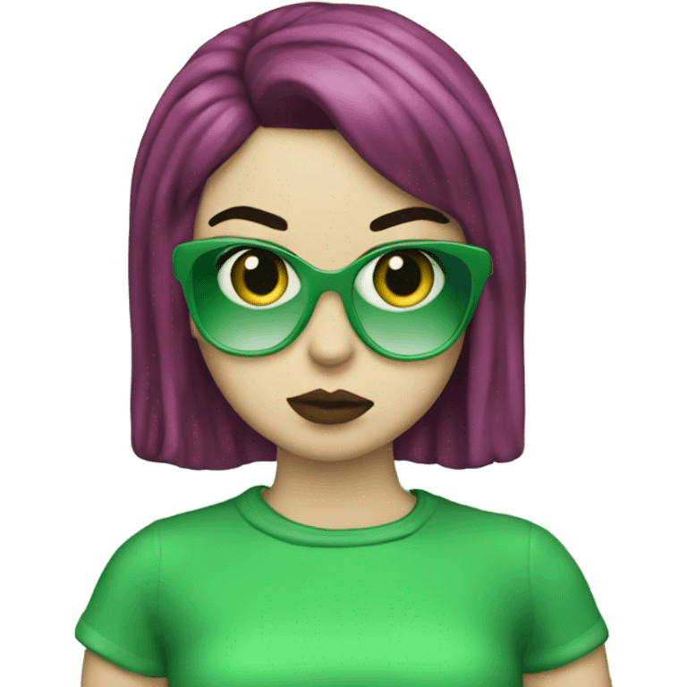 charli xcx brat green emoji