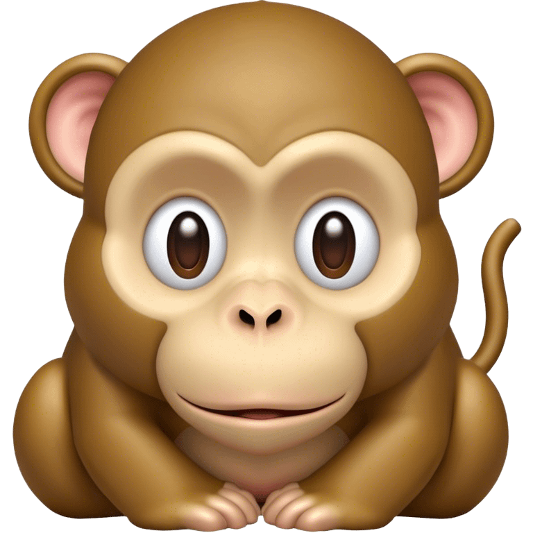 Monkey with butt cheeks  emoji