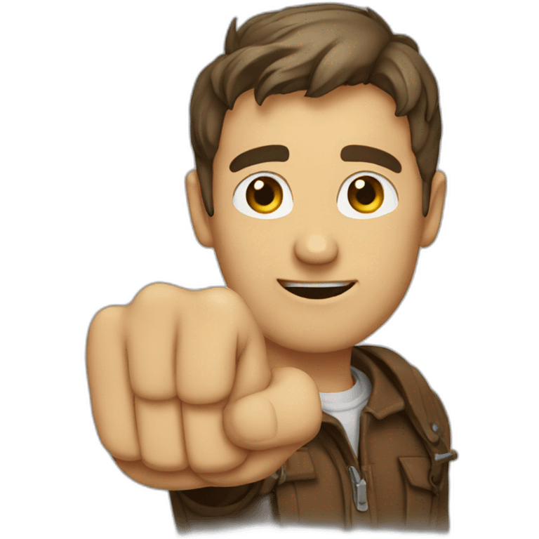 Guy pointing to you emoji