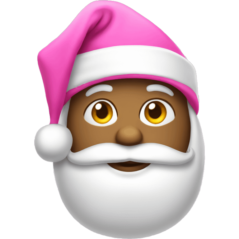 pink santa hat emoji