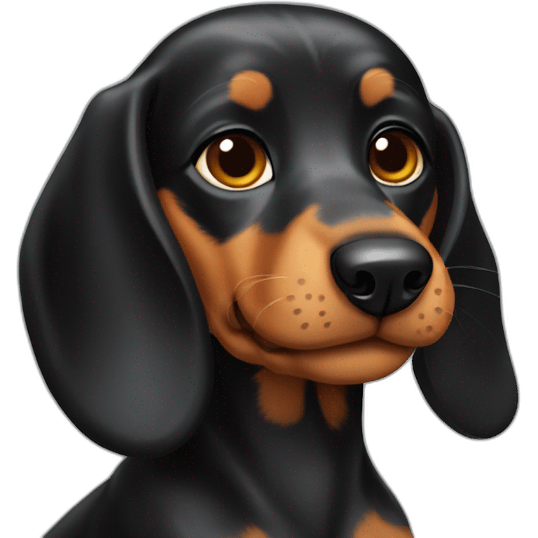 Dachshund cat emoji