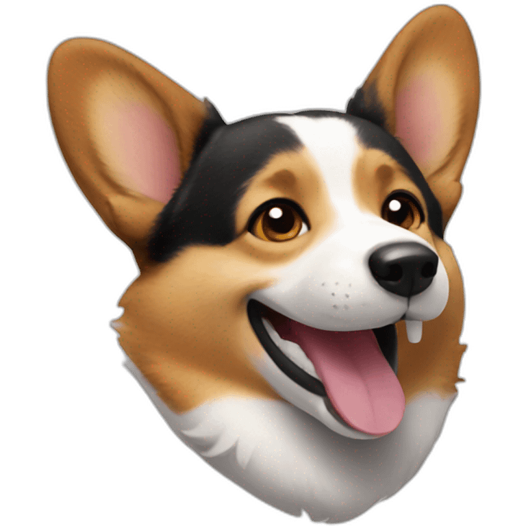 corgi smile emoji