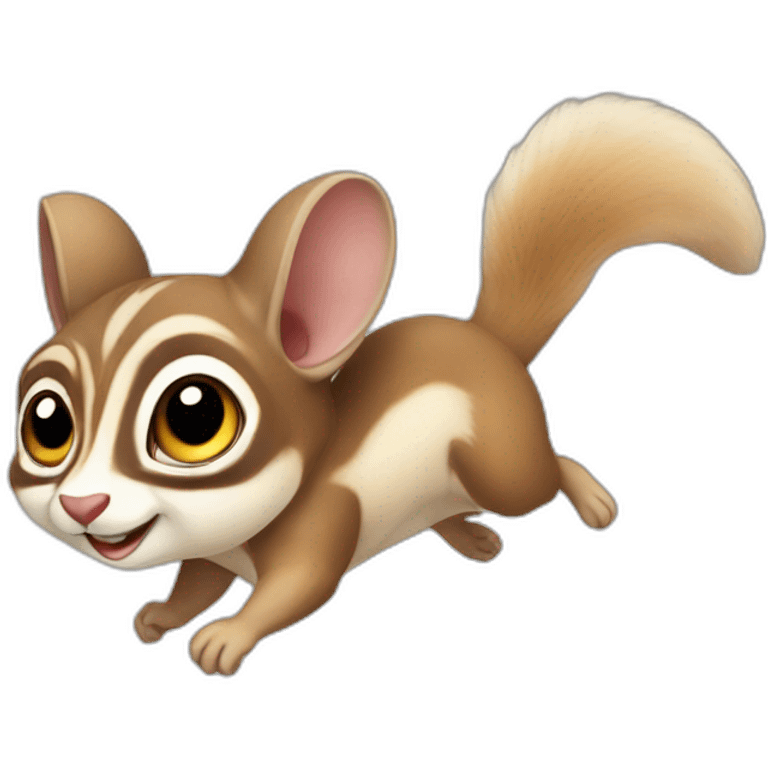 Flying squirrel emoji