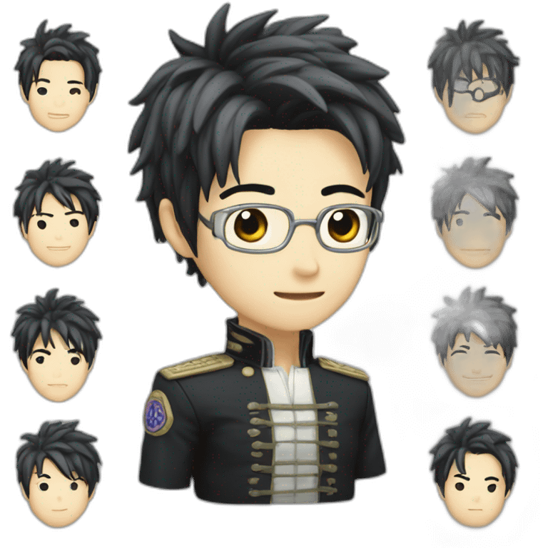 Gojo satoru avec bandeau emoji