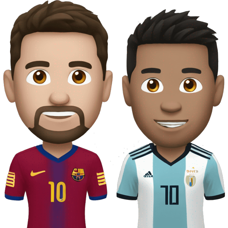 messi vs ronaldo emoji