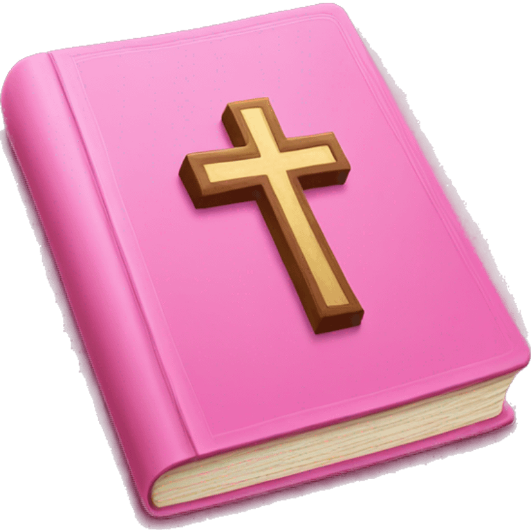 Pink bible  emoji