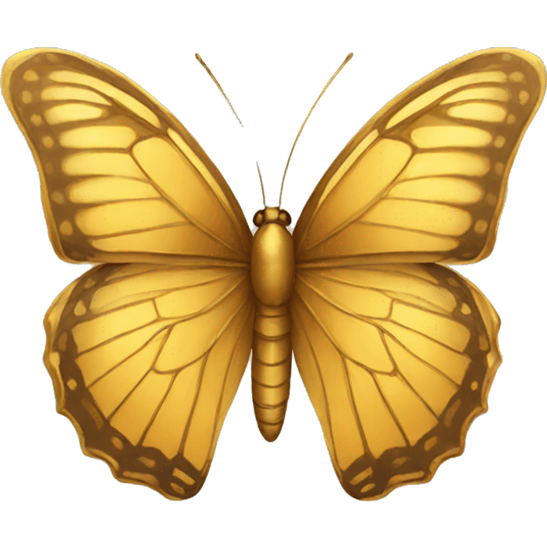 Golden butterfly  emoji