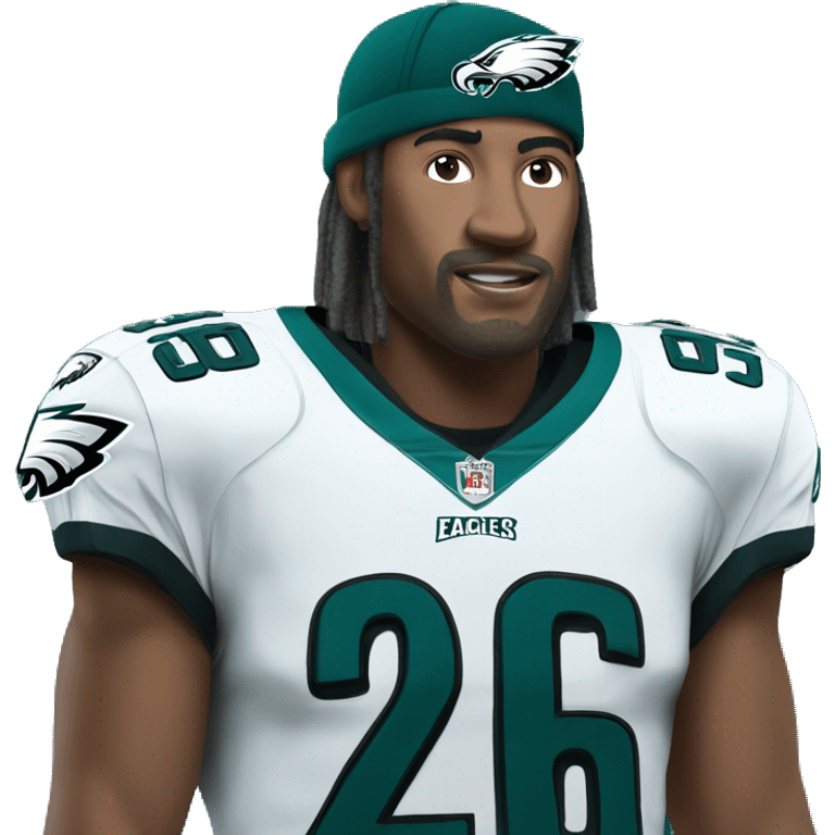 Number 26 on the Philadelphia eagles emoji