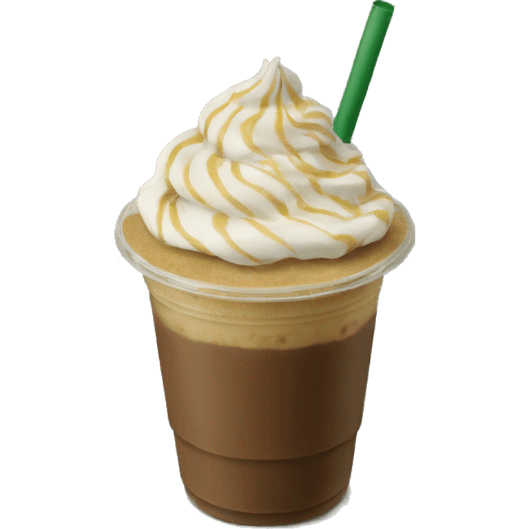 Starbucks Frappuccino without cream emoji