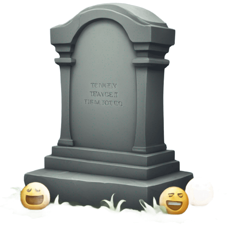 tombstone emoji