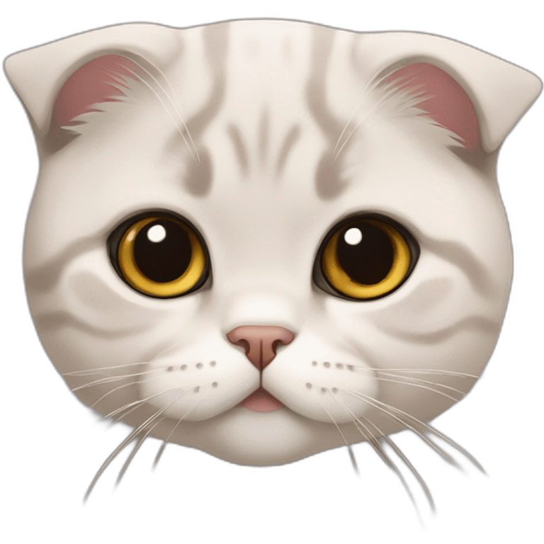 Chat scottish fold lila emoji