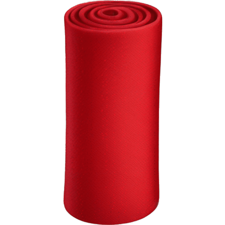 red roll of fabric emoji