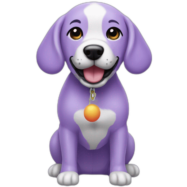 Lilac Baloons Dog toy emoji