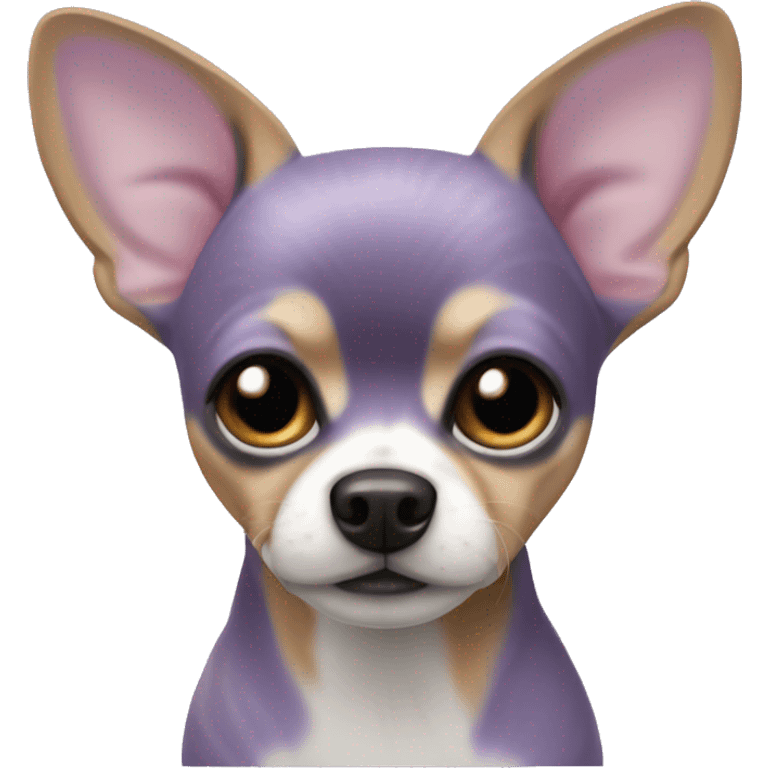 lilac marble Chiwawa  emoji