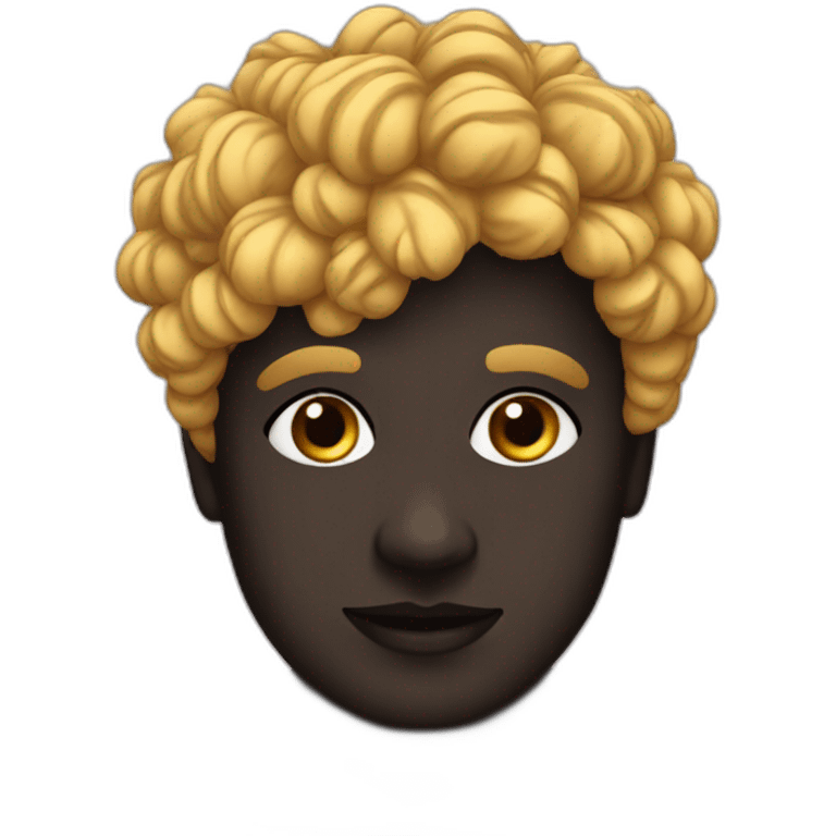 be negre amb potes rosses emoji