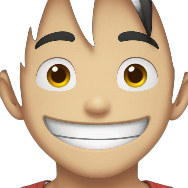 Luffy smile emoji