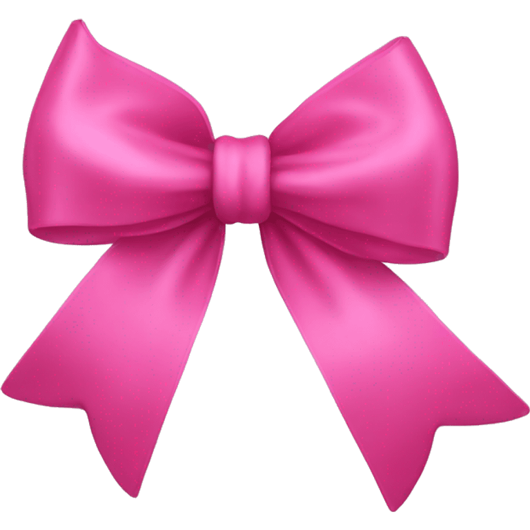 A pink realistic bow emoji