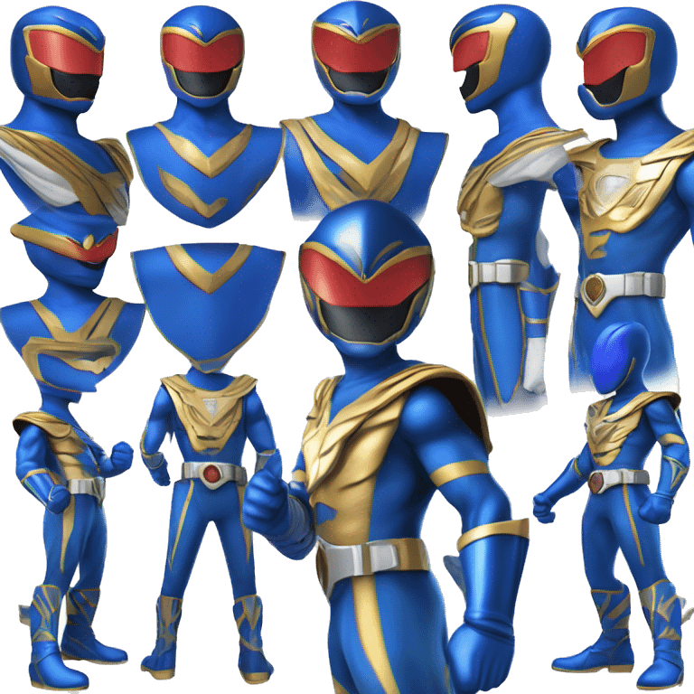 Grover Power Ranger:
Blue Hero Ranger
Dressed in sleek blue armor with a cape, Grover has boundless energy and a brave spirit. His super-speed and earnest determination make him the ultimate rescue Ranger. emoji