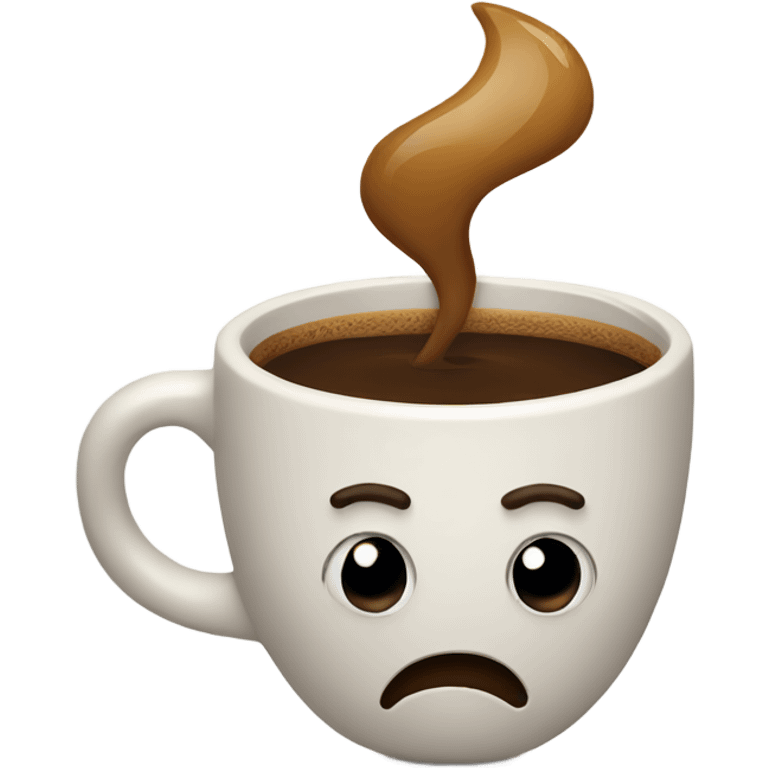 tired coffee cup emoji