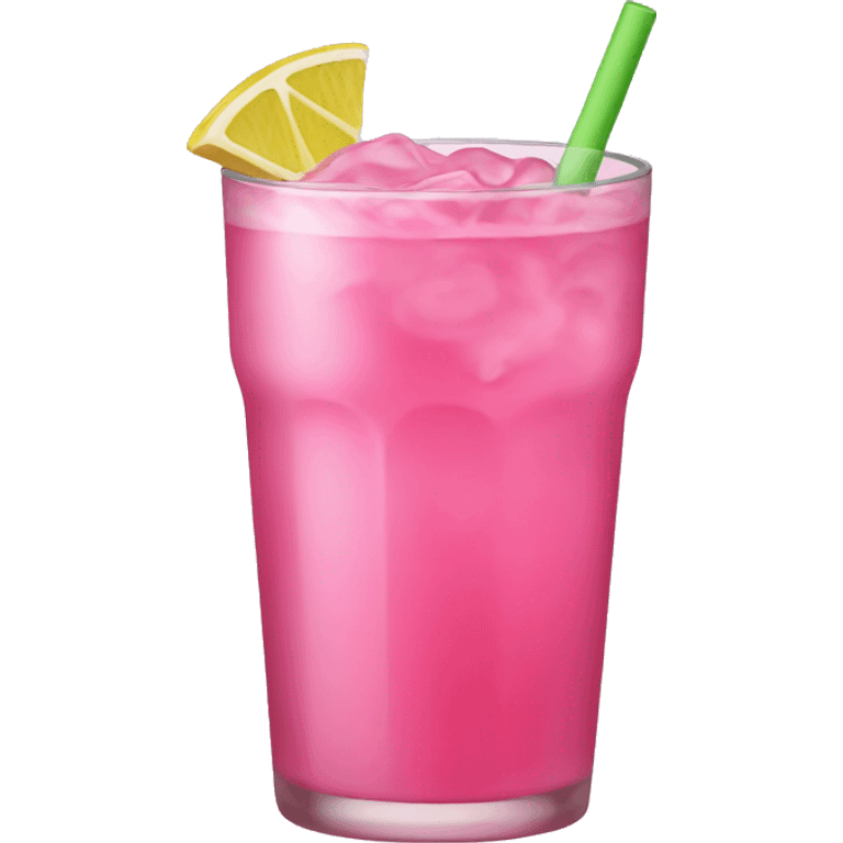 Pink drink emoji