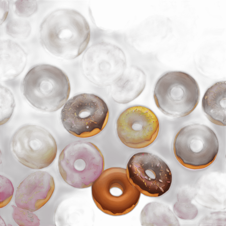 donuts chocolate emoji