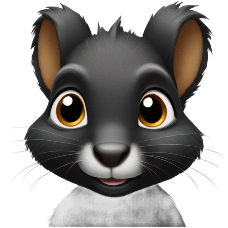 Black squirrel  emoji