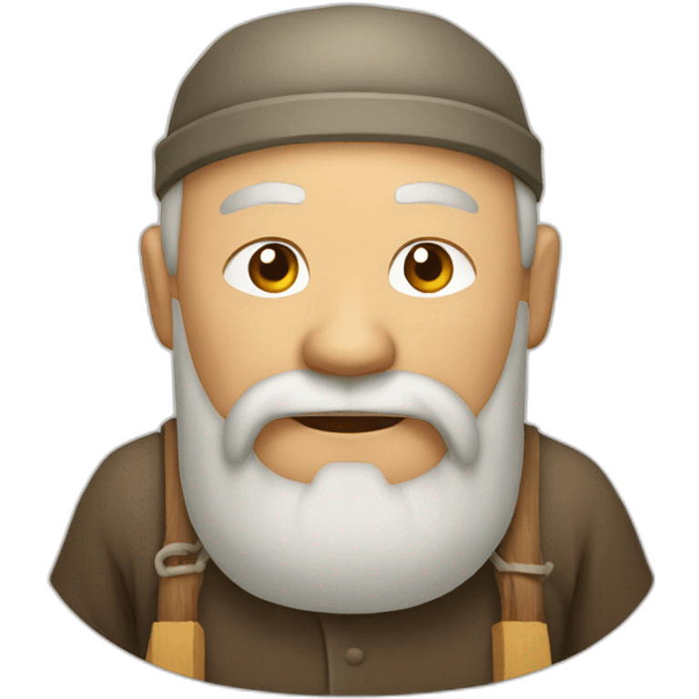 old Chinese carpenter emoji