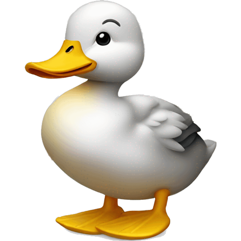 Duck with gold chain emoji