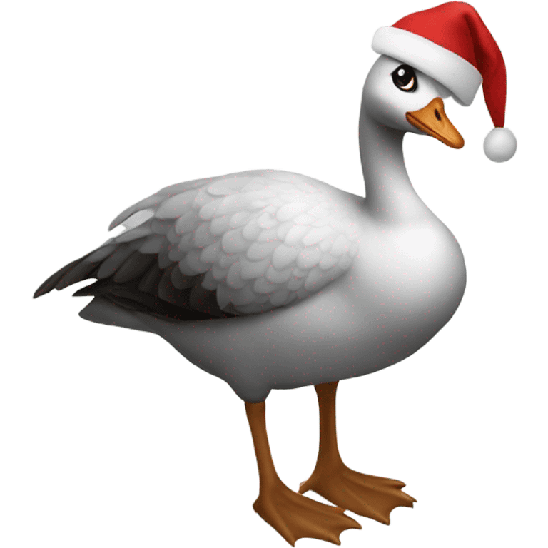 Christmassy evil Christmas goose emoji