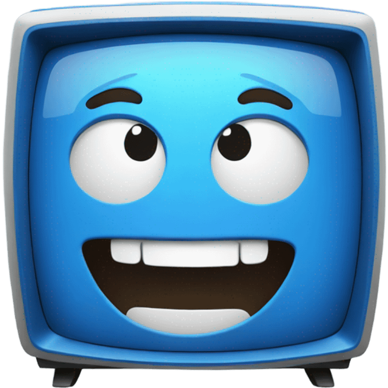 BLUE tv laughing emoji