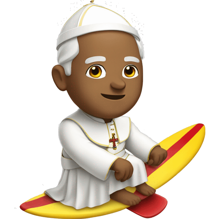 pope surfboarding emoji