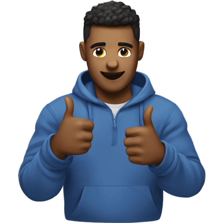 This emoji 😐 with two thumbs up emoji