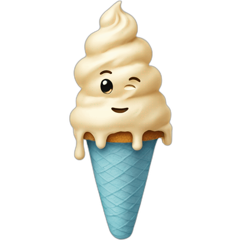 Ice cream emoji