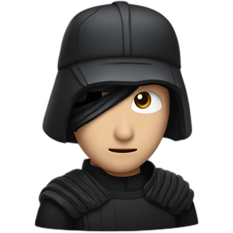 Kylo ren with a cap emoji