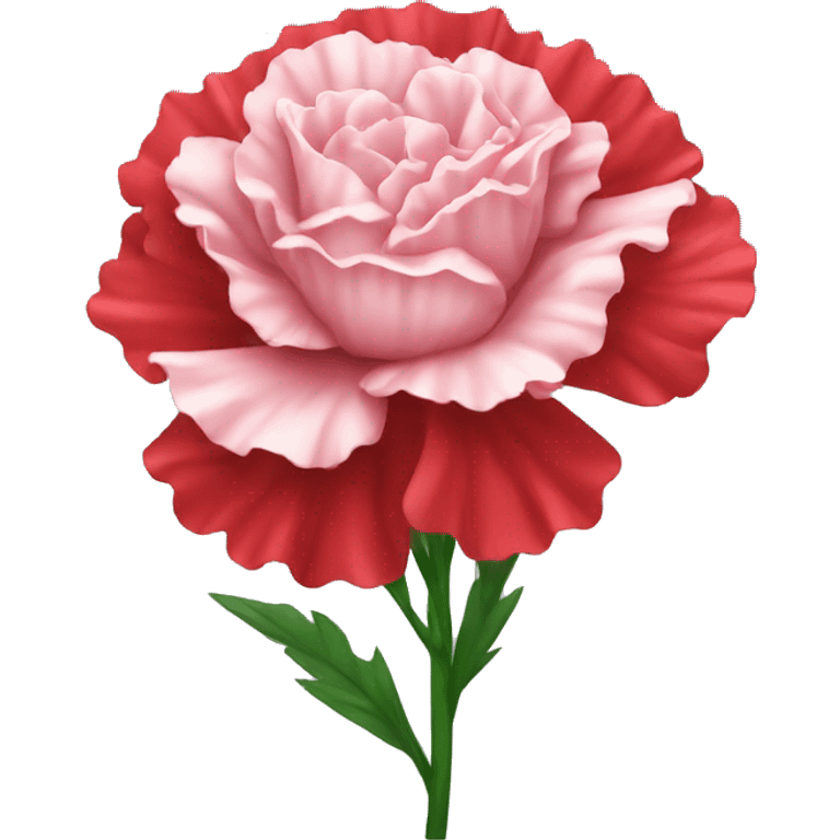 red carnation flower emoji ios emoji