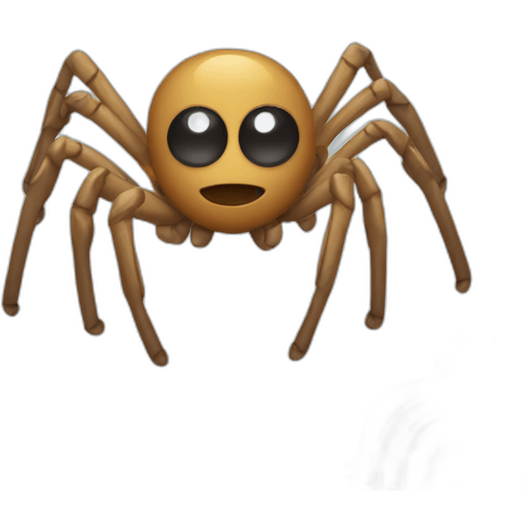 Spider wearing a backpack emoji