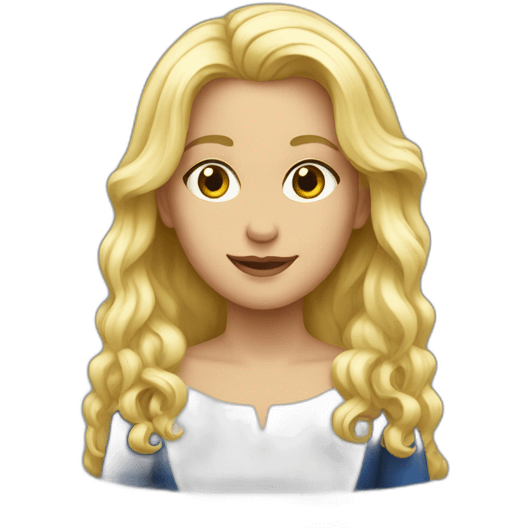 Blonde austria emoji