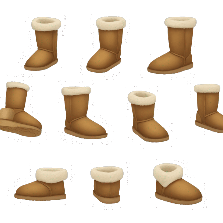 Uggs house shoes emoji