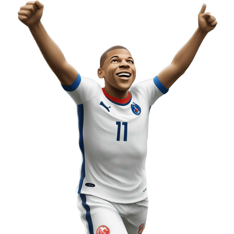 Mbappe scoring emoji