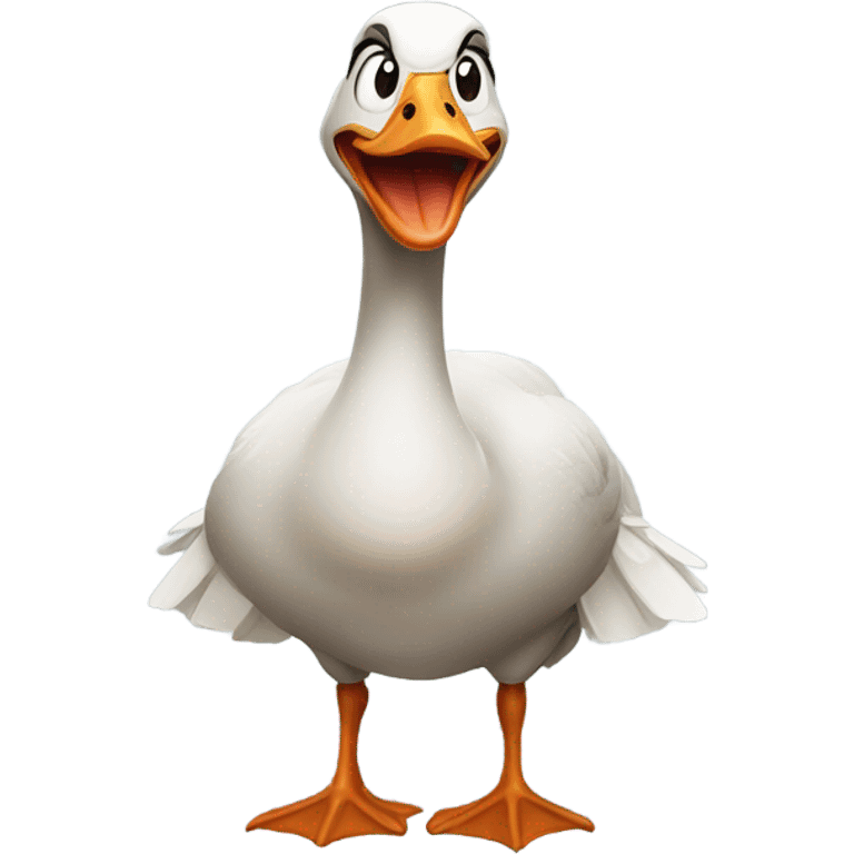 Angry goose emoji