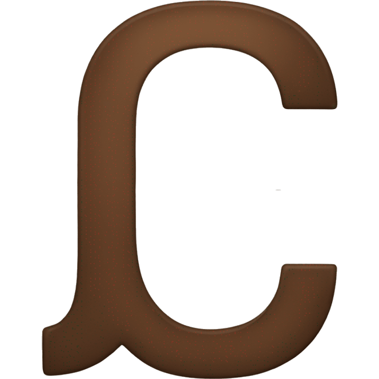 Letter C Brown  emoji