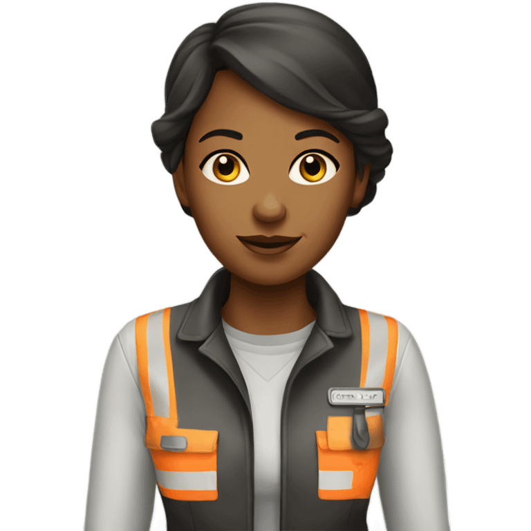 Lost female truck driver emoji