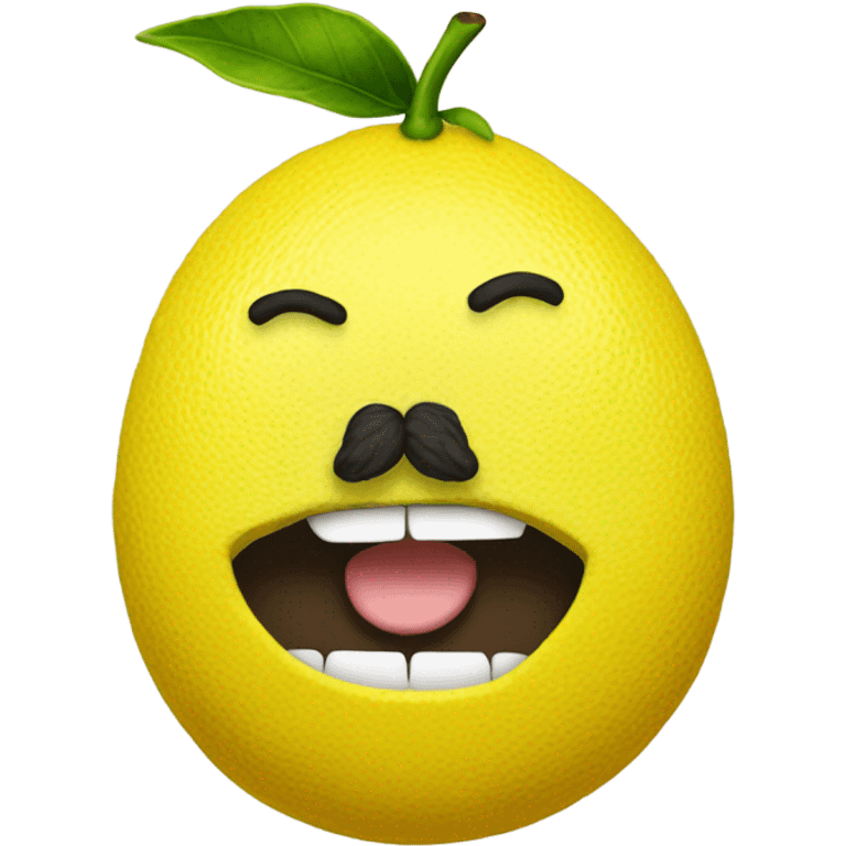 hairy lemon emoji