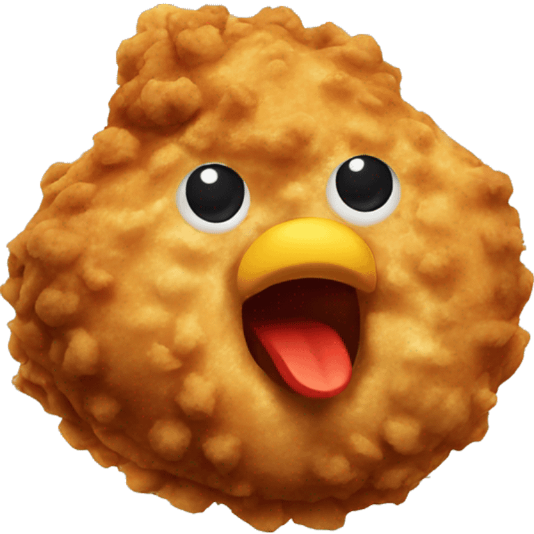 deep fried chicken drumstic emoji