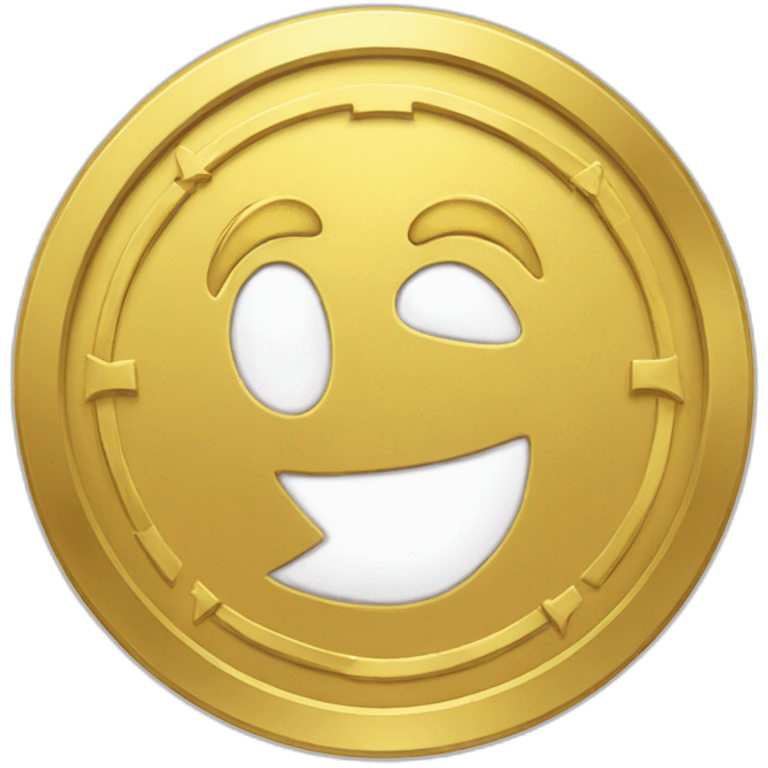 golden coin euro emoji