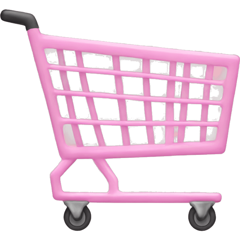 light pink shopping cart emoji